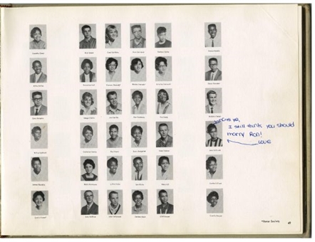 1961 Jimi Hendrix High School Yearbook